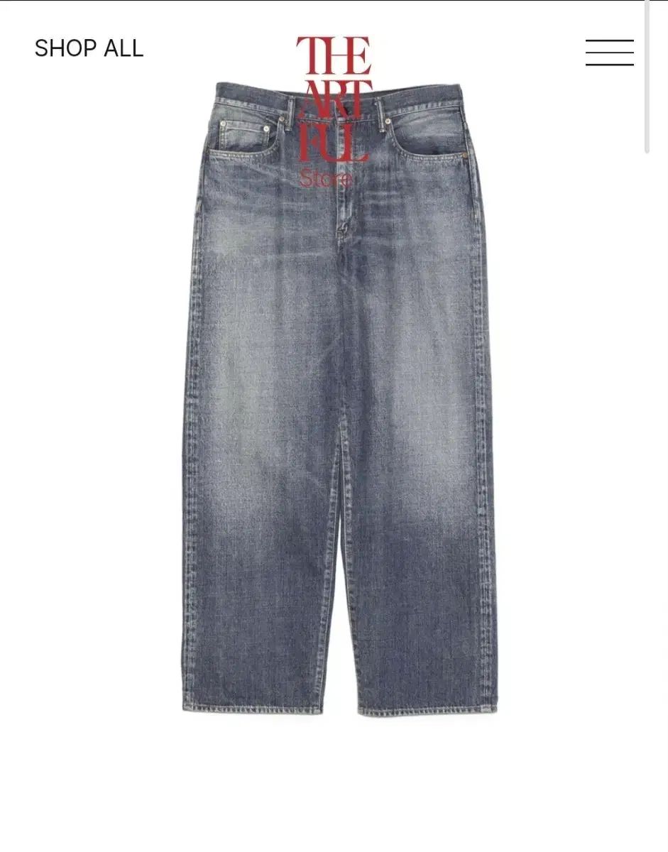 34 ナナミカ セルビッジ デニム ヴィンテージ Indigo 26ss