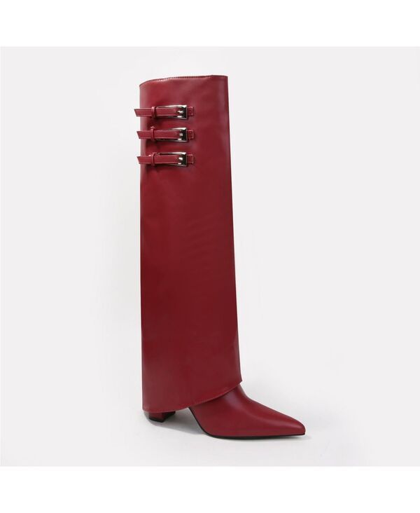 バーネス レディース シューズ ブーツ・レインブーツ BERNESS Womens Antonia Foldover KneeHigh Boots Wine ワイン 17,266円