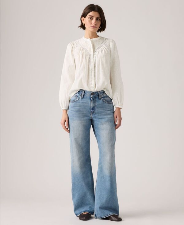 リーバイス レディース シューズ ブーツ・レインブーツカット ジーンズ Levis Womens PremiumidRise Loose Bootcut Jeans Easy Days