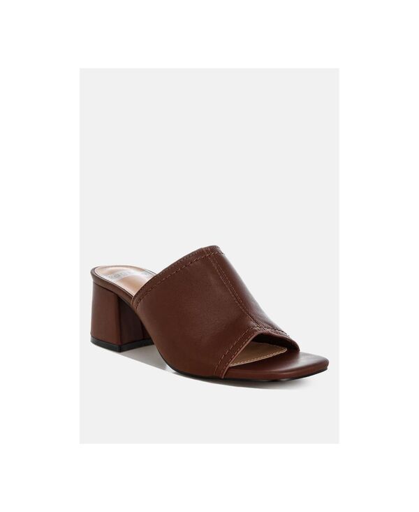 ラグアンドコー レディース シューズ スリッポン・ローファー レザー ヒール Rag Co Rag and Co Womens Wuling SlipOn Soft Leather Heels Bro
