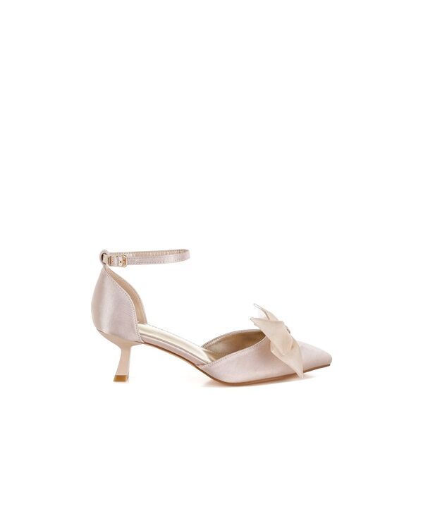 ラグアンドコー レディース シューズ サンダル サテン Rag Co Rag and Co Womens Cadell Bow Detail Satin Sandals Light beige ベージ 15,155円