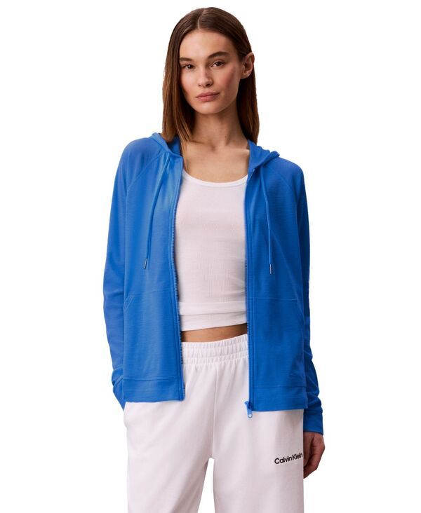 カルバンクライン レディース アウター ジャケット・ブルゾン Calvin Klein Performance Womens Icon Sport FullZip Lightweight Jacket