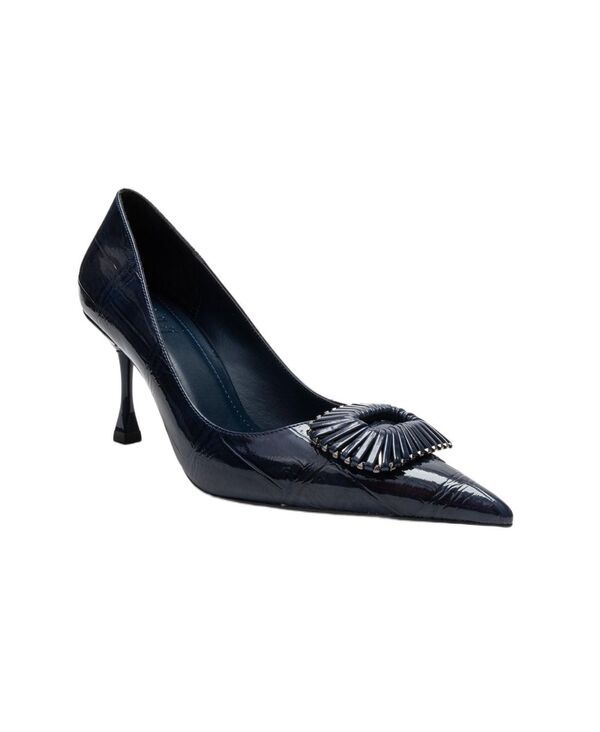 プロローグシューズ レディース パンプス Prologue Shoes Womens Rebel Stiletto Pump Navy print ネイビー