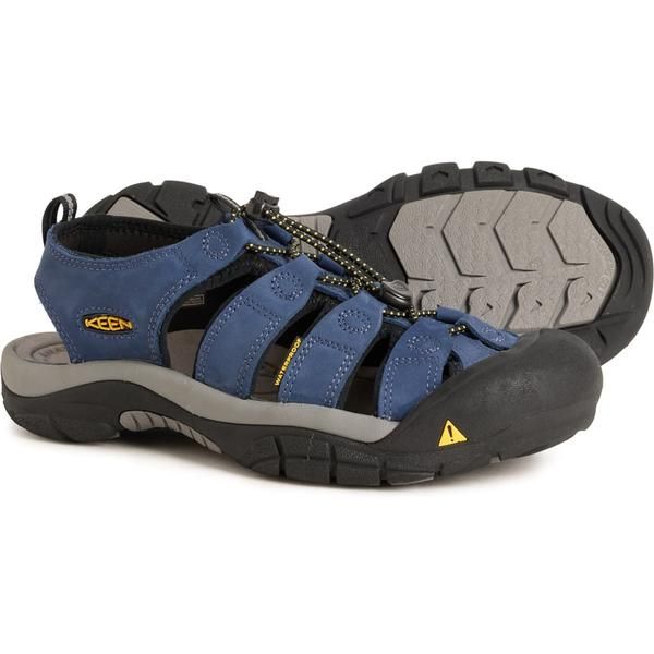 キーン メンズ シューズ サンダル レザー Keenewport Sport Sandals Leather For Men Naval Academy