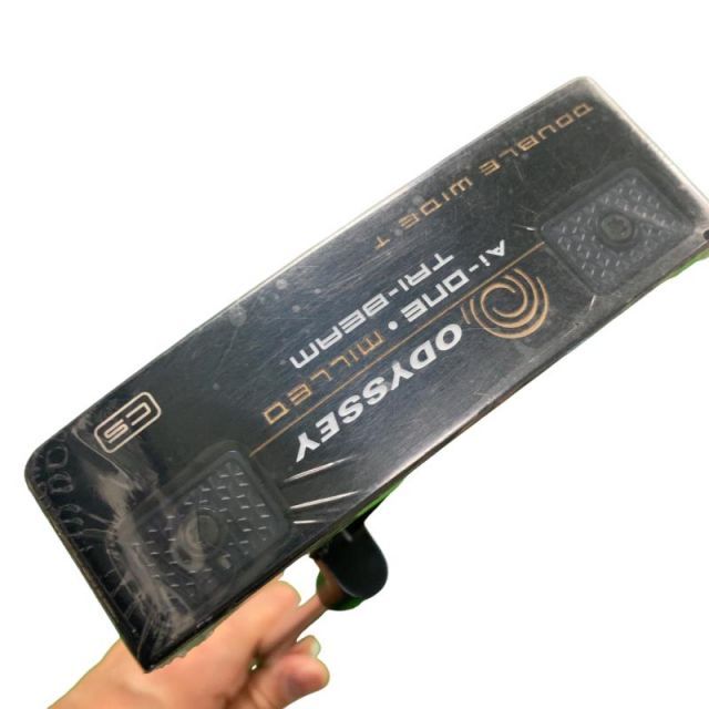 【中古】 オデッセイ Ai-ONE・MILLED TRI-BEAM DOUBLE WIDE T CS 34インチ パター PT STROKE LAB 90 スチール (フレックスその他) メンズ 男性用 右利き 右用 Nランク ゴルフクラブ