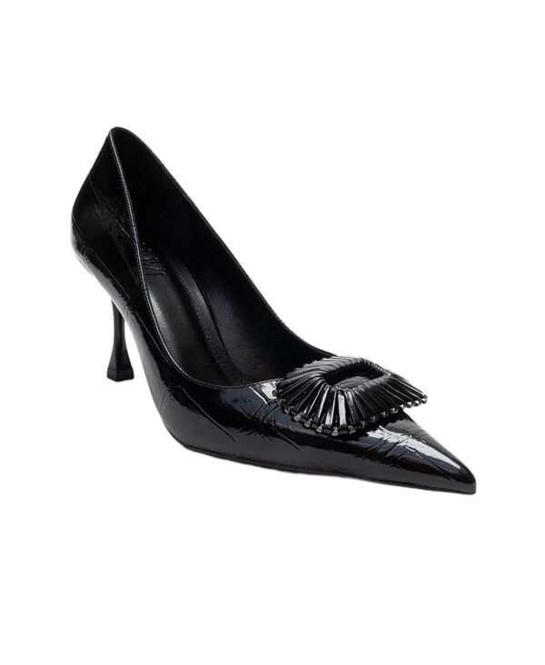 プロローグシューズ レディース パンプス Prologue Shoes Womens Rebel Stiletto Pump Black print ブラック