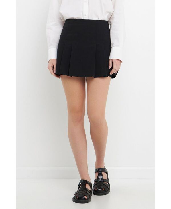 イングリッシュファクトリー レディース ボトムスカート プリーツ English Factory Womens Pleated Mid Rise Skorts Black ブラック 19,485円