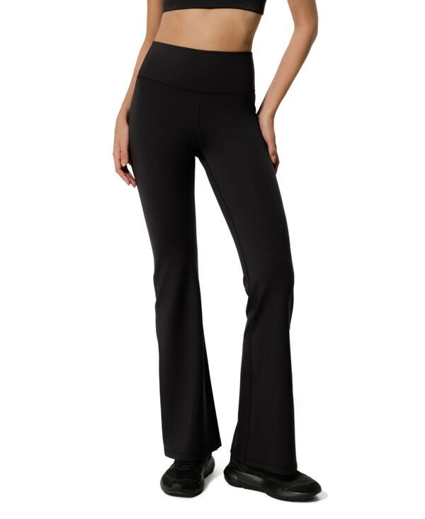リリーシルク レディース ボトムス レギンス ドレープ LILYSILK Womens Contour High Rise Flaredrape Flow Leggings Black ブラック