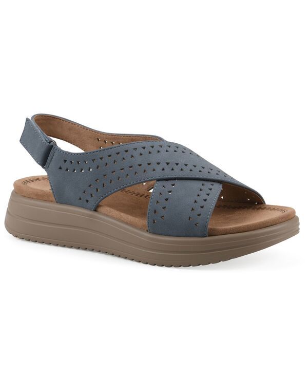 クリフバイホワイトマウンテン レディース シューズ サンダル Cliffs by White Mountain Womens Haniya Flatform Sandals Periwinkle Nu