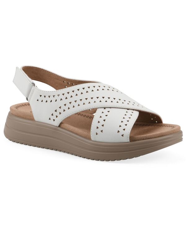 クリフバイホワイトマウンテン レディース シューズ サンダル Cliffs by White Mountain Womens Haniya Flatform Sandals White Nubuck