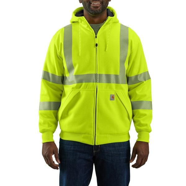 カーハート メンズ トップス シャツ トール パーカー Carhartt 104988 Big and Tall High Visibility Loose Fit Midweight Class 3