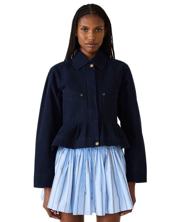 スティーブ マデン レディース アウター ジャケット・ブルゾン Steve Madden BB Dakota Womensloan Zipper Jacket Night Sky