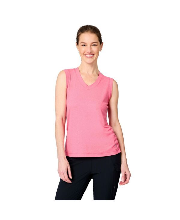 フリー カントリー レディース トップス タンクトップ Vネック Free Country Womens Microtechill VNeck Tank Topoppy