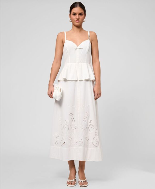 レイチェル ロイ レディース トップス ワンピース Vネック マキシ RACHEL Roy Womens VNeck Maxi Dress White ホワイト