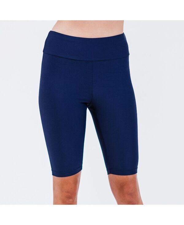 カリプサ レディース 水着 ボトムスのみ ショートパンツ Calypsa Womens Chlorine Resistant High Waisted Long Bike Swim Shorts Na