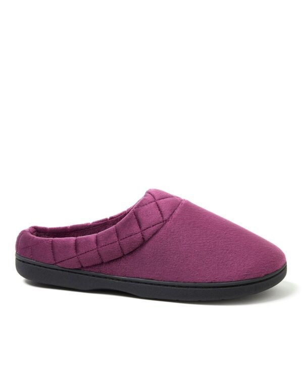ディアフォームズ レディース シューズ サンダル Dearfoams Womens Darcy Velour Clog Slippers Aubergine オーバージーン