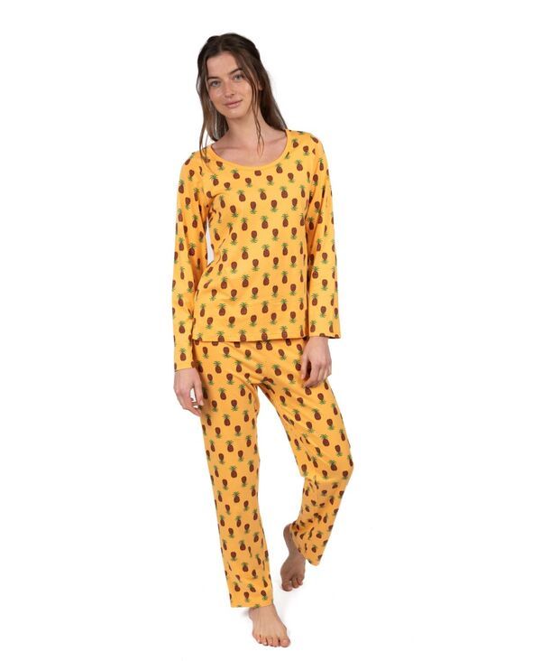レベレット レディース アンダーウェア ナイトウェア コットン Leveret Womens Matching Family TwoPiece Cotton Long Sleeve Loose Fit