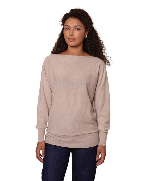ケルティックアンドコー レディース アウター ニット・セーター Celtic Co Womens British Geelong Slash Neck Sweater Oatmeal オートミール
