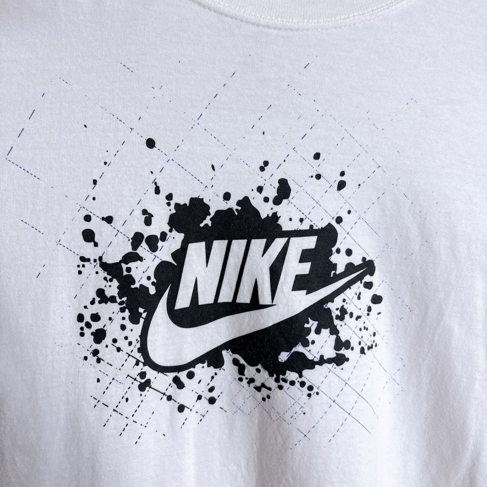 王道ロゴ】NIKE T-shirt ナイキ ホワイト スウッシュ ロゴプリント 