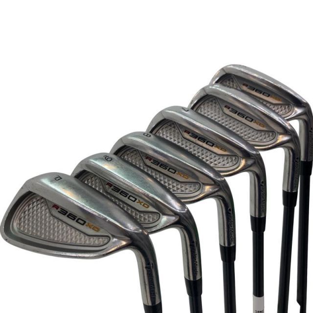 【中古】 テーラーメイド Taylor Made R360 XD(2005) 6S アイアンセット IR XD-60 (フレックスR) メンズ 男性用 右利き 右用 Cランク ゴルフクラブ