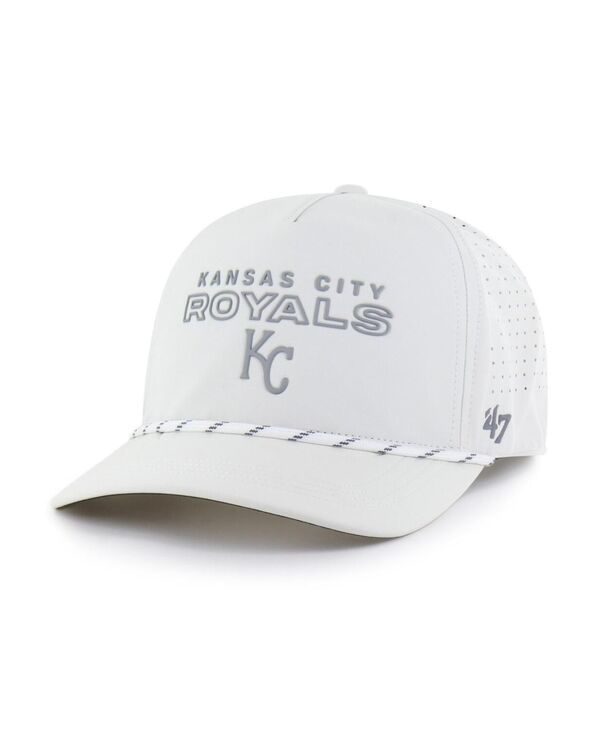 47 ブランド メンズ アクセサリー 帽子 47 Brand Mens White Kansas City Royals Forward Vault Hitch Adjustable Hat Whit