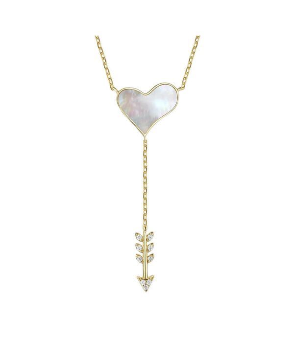 レイチェルグラウバー レディース アクセサリー ネックレス・チョーカー・ペンダントトップ レース Rachel Glauber 14k Gold Plated with Cubic Zirconia