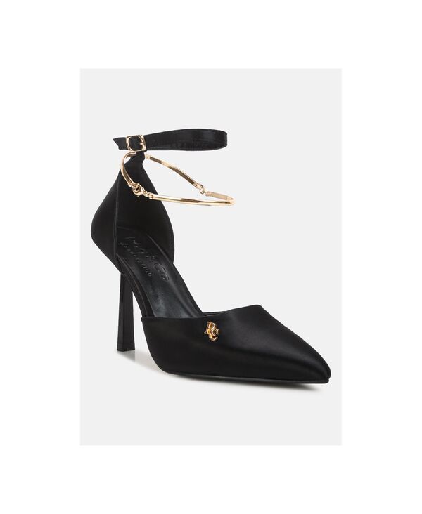 ラグアンドコー レディース シューズ サンダル アンクル Rag Co HOBNOB Anklet Embellishment Stiletto Womensandals Black ブラック