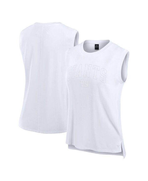 ファナティクス レディース トップス タンクトップ Fanatics Womens White New York Giantstudio Gym Tank Top White ホワイト