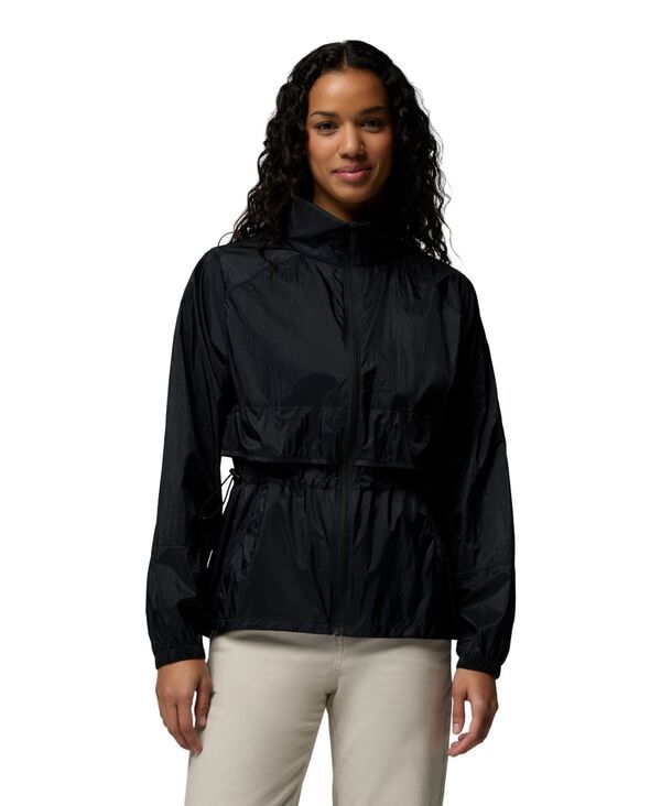 コロンビア レディース アウター ジャケット・ブルゾン Columbia Womens Willow Sky FullZip Windbreaker Black ブラック