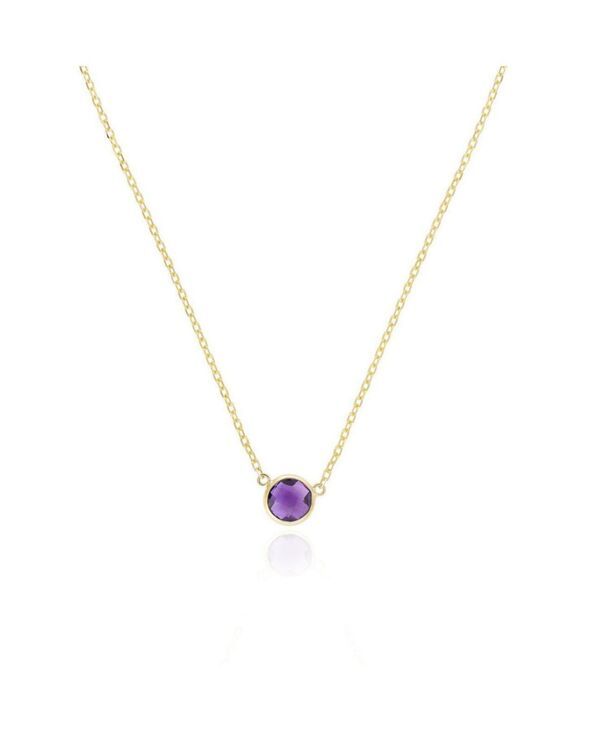ザ・ラブリー レディース アクセサリー ネックレス・チョーカー・ペンダントトップ レース The Lovery Amethyst Single Bezel Necklace Amethyst