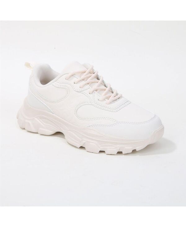 バーネス レディース シューズ スニーカー BERNESS Lidia Mixed Material Sneakers Beige ベージュ