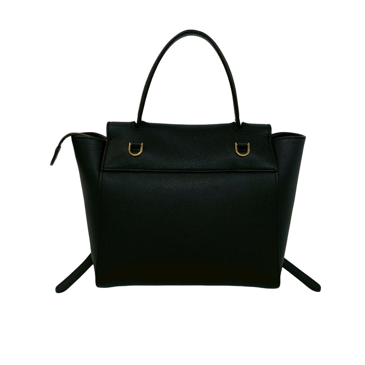 極 美品 保存袋付き CELINE セリーヌ ベルトバッグ ナノ レザー 本革 