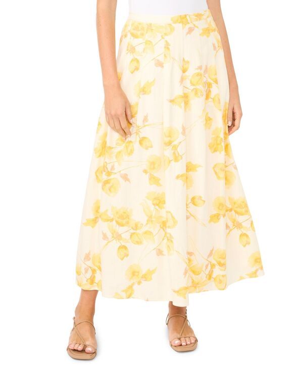 ヴィンスカムート レディース ボトムスカート プリーツ マキシ Vince Camuto Womens Pleated Straight Hemaxi Skirt New Ivory アイボリー
