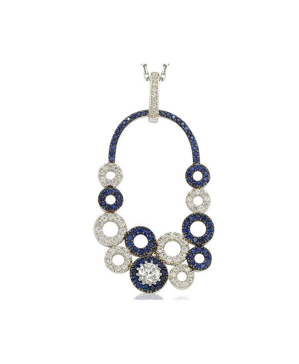 スージー レヴィアン ニューヨーク レディース アクセサリー ネックレス・チョーカー・ペンダントトップ Suzy Levianew York Suzy Levian Sterling Sapphire