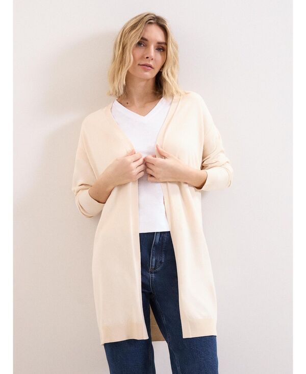 フェイズ・エイト レディース アウター ニット・セーター カーディガン Phaseight Womensabrina Longline Open Front Cardigan BeigeKhaki カ