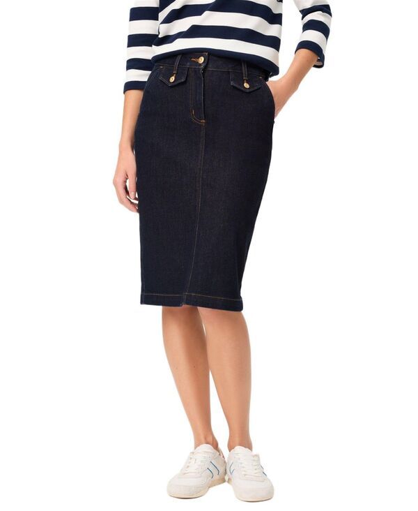 オルセン レディース ボトムスカート デニム Olsen Womens Dark Denim Skirt Dark denim デニム