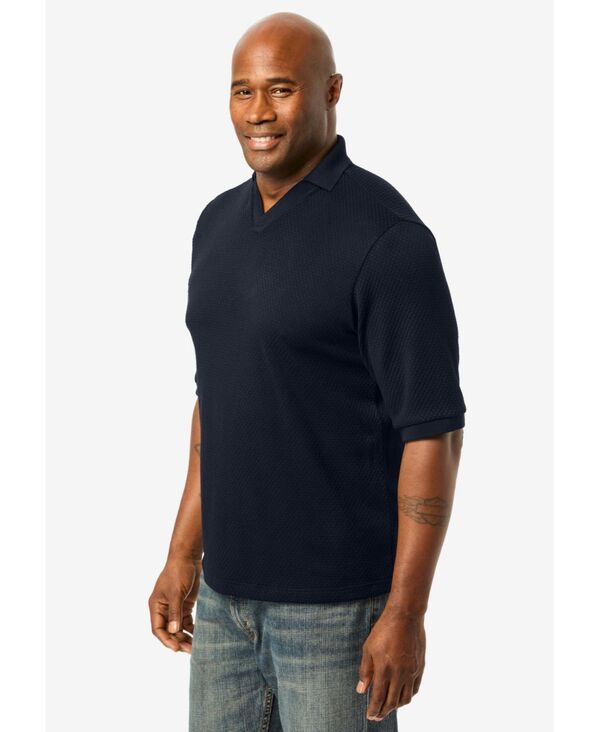 キングサイズ メンズ アウター ニット・セーター ポロシャツ トール KingSize Mens Big Tall Knit Sweater Polo Black ブラック