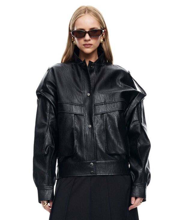 ライオネス レディース アウター ジャケット・ブルゾン Lioness Womens Madame Bomber Jacket Onyx