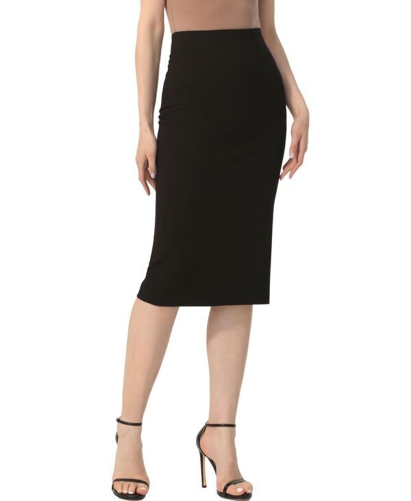 キミアンドカイ レディース ボトムスカート kimi kai Womens Exposed Back Zipencil Skirt Black ブラック