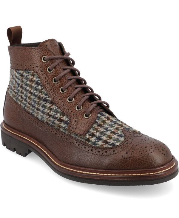 タフト メンズ シューズ ブーツ・レインブーツ Taft Mens The Boston Longwing Boot Chocolate チョコレート