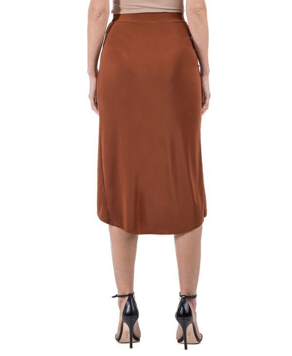24 セブンコンフォート レディース ボトムスカート ひざ丈 24seven Comfort Apparel Womensolid Color Knee Length Tulip Skirtobacc