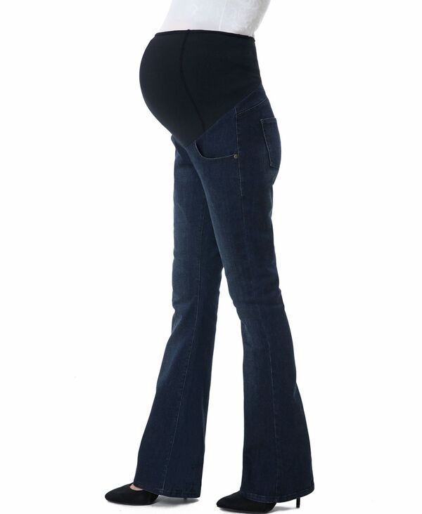 キミアンドカイ レディース ボトムス デニムパンツ フレア マタニティ ジーンズ kimi kai Maternity Dixie Stretch Flare Leg Denim Jeans Dark