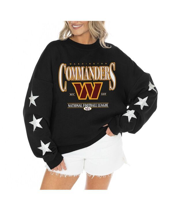 ゲームデイ・クチュール レディース アウター パーカー・スウェット Gameday Couture Womens Black Washington Commanders Rhinestone Star