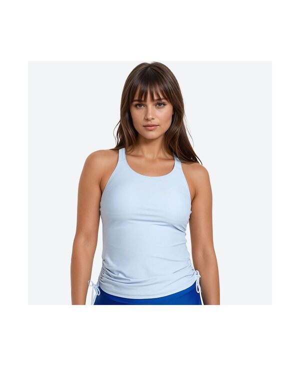 カリプサ レディース 水着 トップのみ Calypsa Womens Maya Tankini Swim Top With Built In Bra Dusty blue ブルー