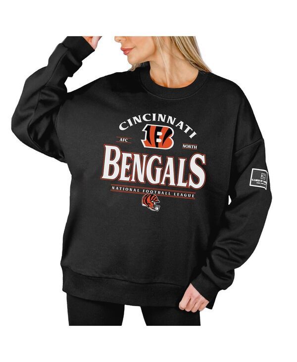 ゲームデイ・クチュール レディース アウター パーカー・スウェット シャツ Gameday Couture Womens Black Cincinnati Bengals Oversized Play