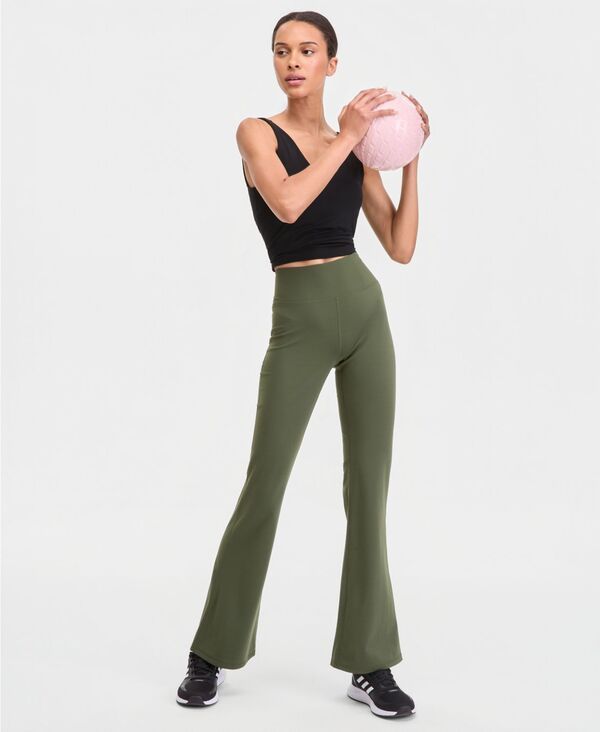 イデオロギー レディース ボトムス レギンス トール IDeology Womenstudio High Rise Flare Leggings Tall Seaweed