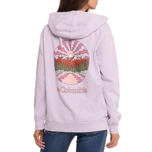 コロンビア レディース アウター パーカー・スウェット グラフィック Columbia Sportswear Graphic Hoodie SundaysLavender Frost ラベンダー