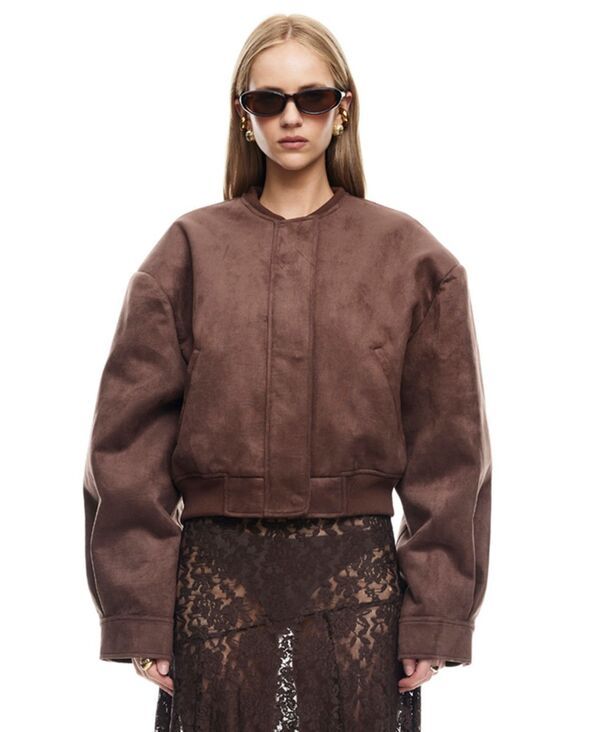 ライオネス レディース アウター ジャケット・ブルゾン スエード Lioness Womens Legacy Suede Bomber Jacket Coffee コーヒー