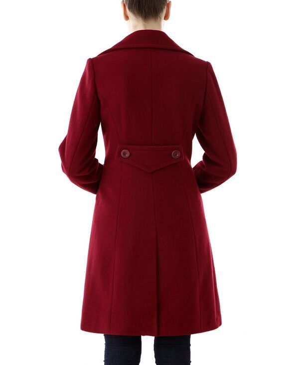 キミアンドカイ レディース アウター ジャケット・ブルゾン ウール コート kimi kai Womensasha Wool Blend Walking Coat Wine ワイン