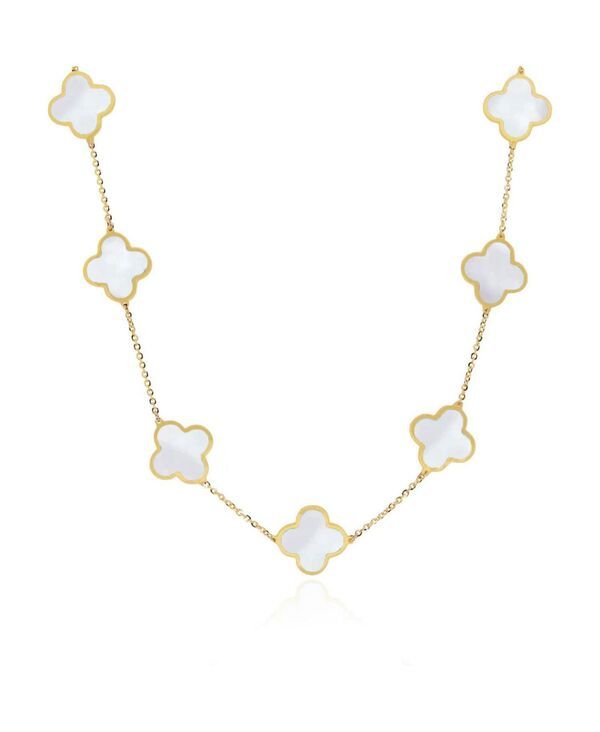 ザ・ラブリー レディース アクセサリー ネックレス・チョーカー・ペンダントトップ レース The Lovery Mother of Pearl Clover Necklace Mother of Pe